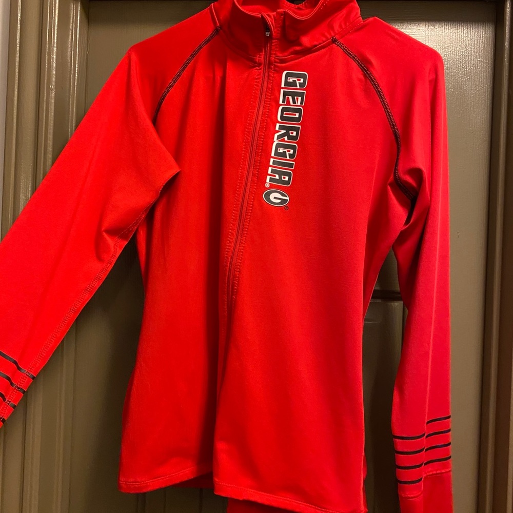 UGA Georgia Fitted Zip Up Jacket